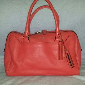 Coach Legacy Haley Coral pink tote